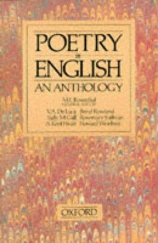 Poetry in English by M. L. Rosenthal