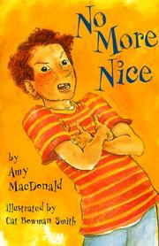 Cover of: No more nice