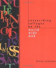 Cover of: Researching colleges on the world wide web by Kerry Cochrane