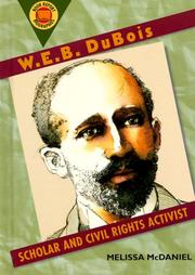 Cover of: W.E.B. DuBois by Melissa McDaniel