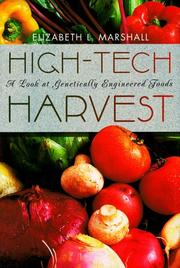 Cover of: High-tech harvest by Elizabeth L. Marshall