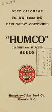 Cover of: Seed circular fall 1949 -- spring 1950