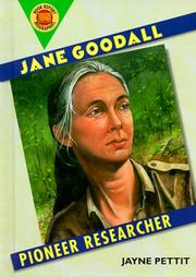 Cover of: Jane Goodall: pioneer researcher