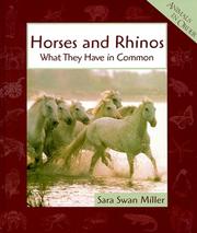 Cover of: Horses and rhinos: what they have in common