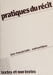 Cover of: Pratiques du récit