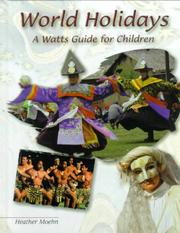 Cover of: World Holidays: A Watts Guide for Children (Watts Reference)
