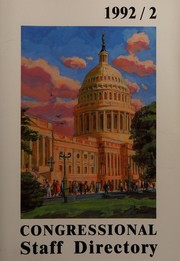 Cover of: 1992 Congressional Staff Directory / 2 (Congressional Staff Directory Fall)