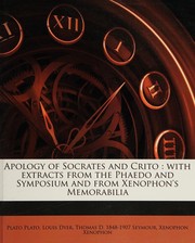 Cover of: Apology of socrates and crito by Πλάτων