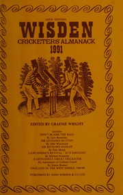 Cover of: Wisden cricketers' almanack. by edited by Graeme Wright.
