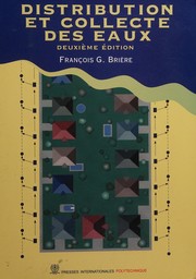 Cover of: Distribution et collecte des eaux by François G. Brière
