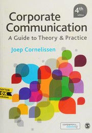 Cover of: Corporate Communication by Joep Cornelissen