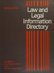 Cover of: Law & Legal Information Directory (Law & Legal Information Directory)