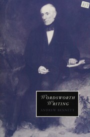 Cover of: Wordsworth Writing by Andrew Bennett