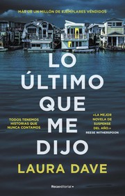Cover of: Lo último que me dijo by Laura Dave, Ana Duque de Vega