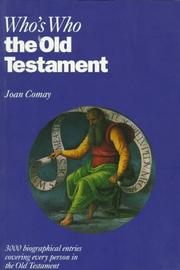 Cover of: Who's Who in the Old Testament by Joan Comay