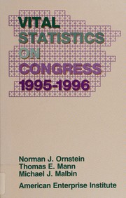 Cover of: Vital Statistics on Congress 1995-1996 (Vital Statistics on Congress)