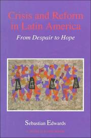 Cover of: Crisis and reform in Latin America: from despair to hope