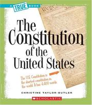 Cover of: The Constitution (True Books) by 