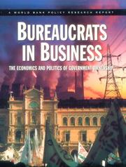 Cover of: Bureaucrats in Business | World Bank