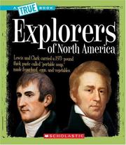 Cover of: Explorers of North America (True Books)