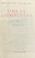 Cover of: Obras completas, Tomo II