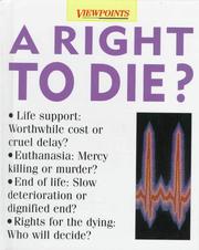 Cover of: A right to die? by Richard Walker