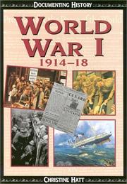 Cover of: World War I, 1914-18