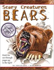 Cover of: Bears (Scary Creatures) by Gerald Legg