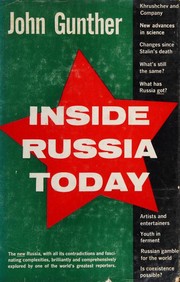 Cover of: Inside Russia today by 