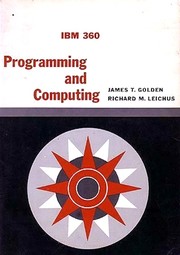 Cover of: IBM 360: Programming and computing