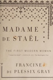 Cover of: Madame de Stael by Francine du Plessix Gray