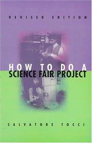 Cover of: How to do a science fair project by Salvatore Tocci