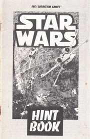 Star Wars NES Hint Book by James Hampton