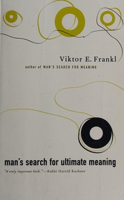Cover of: Man's search for ultimate meaning