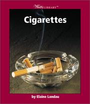 Cover of: Cigarettes by Elaine Landau