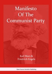 Cover of: Manifesto of the Communist Party by 