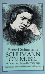 Cover of: Schumann on music by Robert Schumann