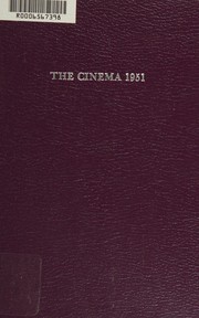 Cover of: Cinema 1950 by Manvell, Roger