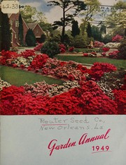 Cover of: Garden annual, 1949 by Reuter Seed Co