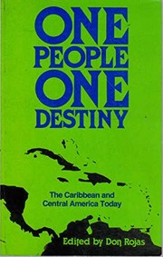 Cover of: One People, One Destiny