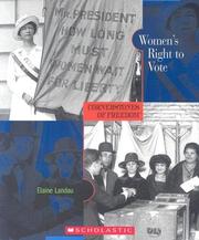 Cover of: Women's Right to Vote by Elaine Landau