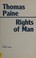 Cover of: Rights of man