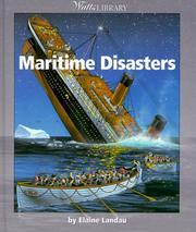 Cover of: Maritime disasters | Elaine Landau