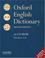 Cover of: Oxford English Dictionary on CD-ROM (Windows)