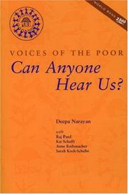 Cover of: Voices of the Poor: Volume 1: Can Anyone Hear Us? (World Bank Publication)
