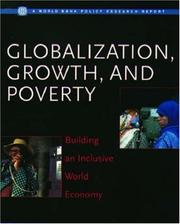 Cover of: Globalization, Growth, and Poverty by Paul Collier, David Dollar