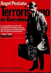 Cover of: Terrorismo en Barcelona by Angel Pestaña