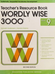 Wordly Wise 3000 - Teacher's Key for Grade 9 by Kenneth Hodkinson
