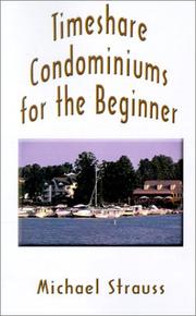 Cover of: Timeshare Condominiums for the Beginner