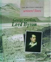 Cover of: George Gordon, Lord Byron by Martin Garrett